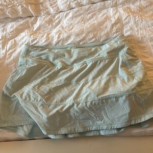 Mint green lululemon skirt